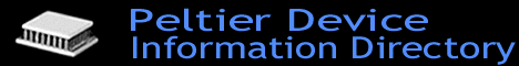 Thermoelectric Peltier Device Information Directory