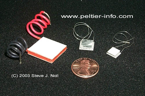 Image of three Peltier modules